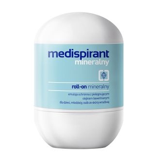 Medispirant Mineralny, antyperspirant roll-on, 40 ml - zdjęcie produktu