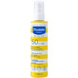 Mustela Sun Bebe Enfant-Famille, spray przeciwsłoneczny do twarzy i ciała, SPF 50, 200 ml USZKODZONE OPAKOWANIE - miniaturka zdjęcia produktu