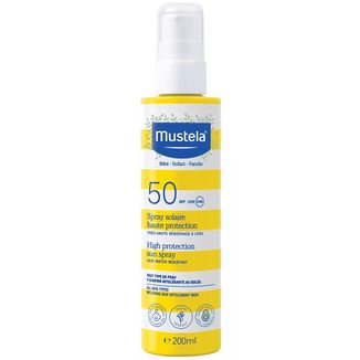 Mustela Sun Bebe Enfant-Famille, spray przeciwsłoneczny, SPF 50, 200 ml - zdjęcie produktu