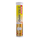 Olimp Gold-Vit C 2000, smak cytrynowy, 20 tabletek musujących - miniaturka zdjęcia produktu