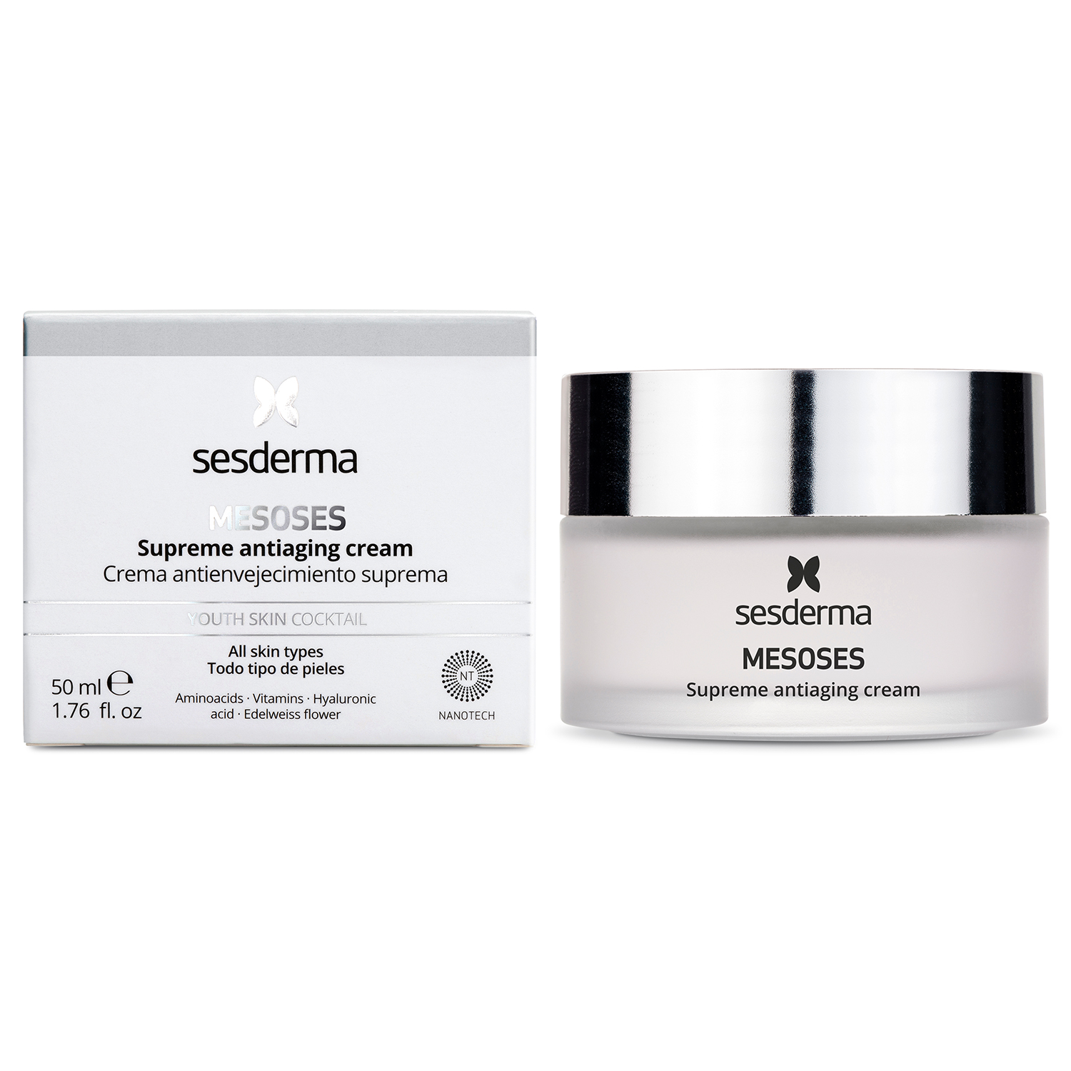 Nieznana Sesderma Mesoses, krem przeciwstarzeniowy do twarzy, 50 ml