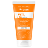 Avene Sun, krem ochronny do twarzy, bezzapachowy, skóra sucha i wrażliwa, SPF 50+, 50 ml - miniaturka zdjęcia produktu