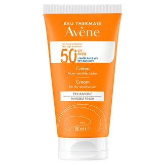 Avene Sun, krem ochronny do twarzy, skóra sucha i wrażliwa, SPF 50+, 50 ml - zdjęcie produktu