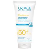 Uriage Bariesun, krem mineralny do twarzy i ciała, skóra nadwrażliwa, z nietolerancjami, SPF 50+, 100 ml - miniaturka zdjęcia produktu