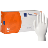 Abena, rękawice winylowe, niejałowe, bezpudrowe, rozmiar M, 100 sztuk - miniaturka zdjęcia produktu