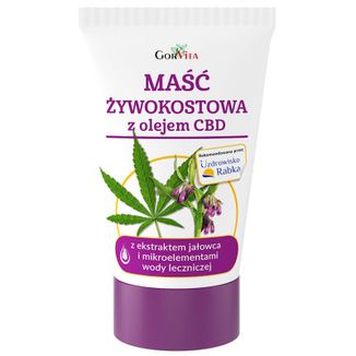 GorVita, maść żywokostowa z olejem CBD, 140 ml - zdjęcie produktu