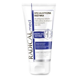 Radical Med, specjalistyczna odżywka do pielęgnacji włosów i skóry głowy ze zmianami łuszczycowymi i AZS, 200 ml - zdjęcie produktu