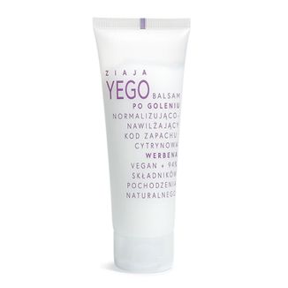 Ziaja Yego, balsam po goleniu, normalizująco - nawadniający, cytrynowa werbena, 80 ml - zdjęcie produktu