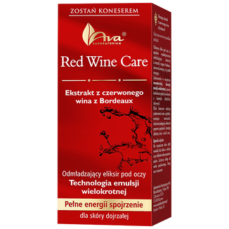 Ava Red Wine Care, odmładzający eliksir pod oczy, 15 ml - zdjęcie produktu
