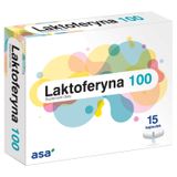 Asa Laktoferyna 100, 15 kapsułek USZKODZONE OPAKOWANIE - miniaturka zdjęcia produktu