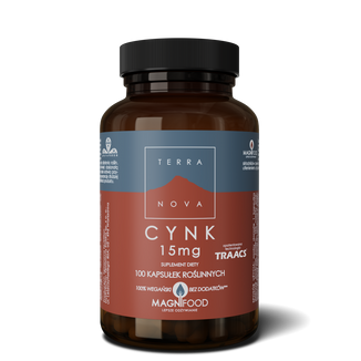 TerraNova Cynk 15 mg Kompleks, 100 kapsułek roślinnych - zdjęcie produktu