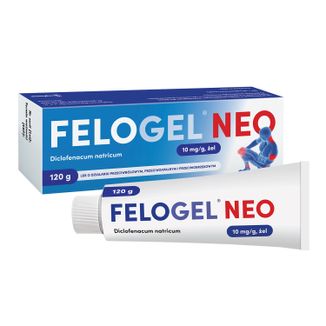 Felogel Neo, 10 mg/ g, żel, 120 g USZKODZONE OPAKOWANIE - zdjęcie produktu