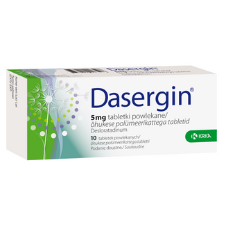 Dasergin 5 mg, 10 tabletek powlekanych USZKODZONE OPAKOWANIE - zdjęcie produktu
