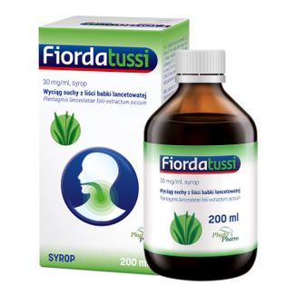 Fiordatussi 30 mg/ml, syrop, 200 ml - zdjęcie produktu