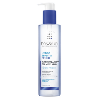 Iwostin Hydro Sensitia Prebio, oczyszczający żel micelarny, każdy rodzaj skóry, 200 ml Iwostin Hydro Sensitia Prebio, oczyszczający żel micelarny, każdy rodzaj skóry, 200 ml - zdjęcie produktu