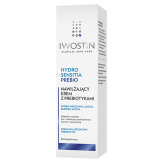 Iwostin Hydro Sensitia Prebio, krem nawilżający z prebiotykami, skóra wrażliwa, sucha i bardzo sucha, 50 ml - zdjęcie produktu
