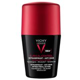 Vichy Homme Clinical Control, antyperspirant roll-on dla mężczyzn, 96-godzinna ochrona, 50 ml - miniaturka zdjęcia produktu