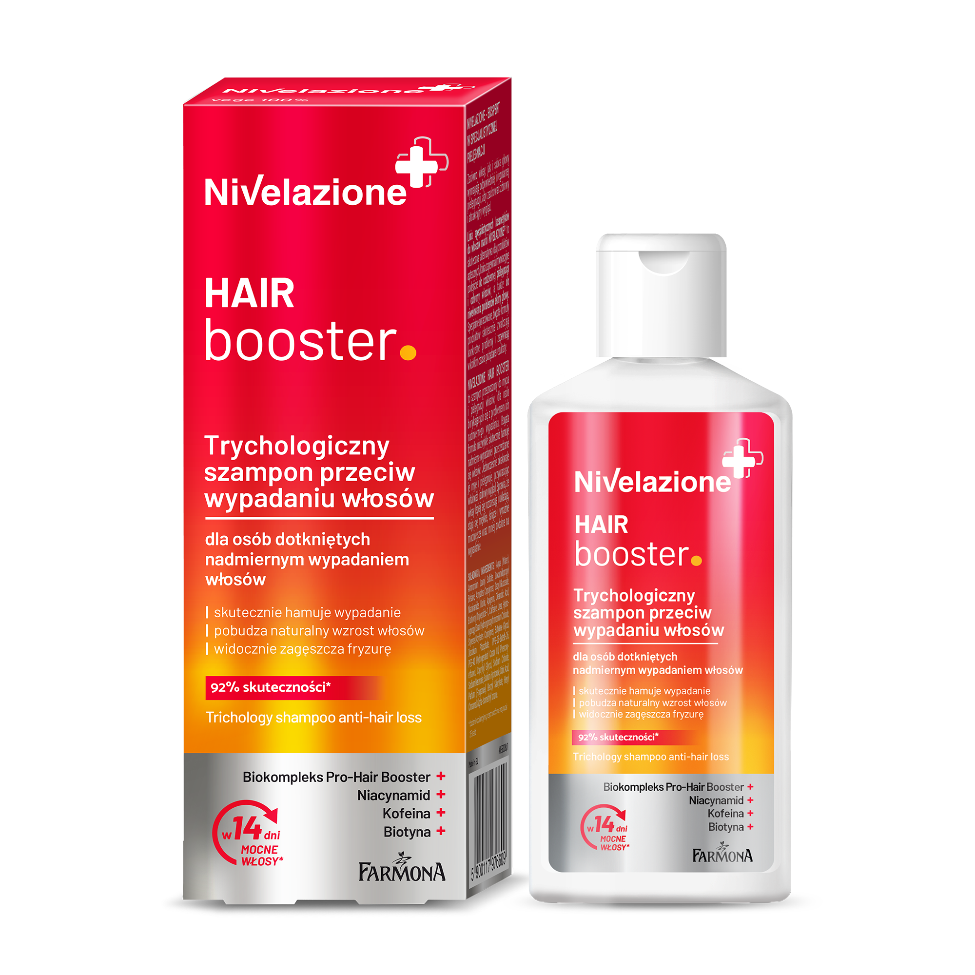 Nivelazione Farmona Nivelazione Hair booster, trichologisch Shampoo gegen Haarausfall, 100 ml — Inhaltsstoffe und Bewertung