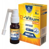 D-Vitum Forte 1000 j.m., aerozol, powyżej 3 lat, 6 ml USZKODZONE OPAKOWANIE - miniaturka zdjęcia produktu