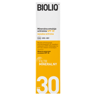 Bioliq SPF, mineralna emulsja ochronna, SPF 30, 30 ml - zdjęcie produktu