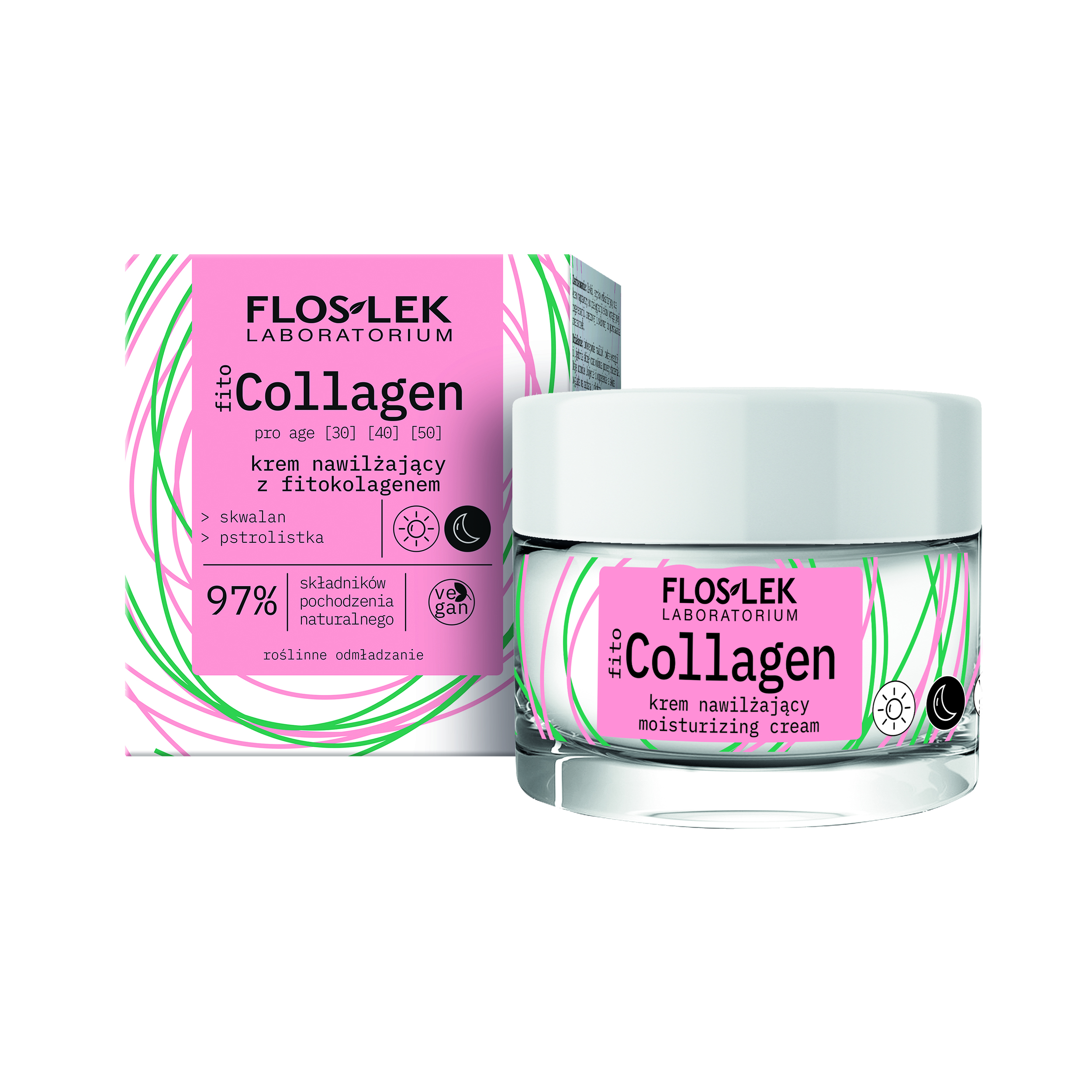 Flos-Lek Laboratorium Floslek Laboratorium FitoCollagen pro age, krem nawilżający z fitokolagenem, 50 ml — Składniki i ocena