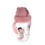 Canpol Babies, kubek niekapek z rurką i odważnikiem, Bonjur Paris, różowy, 56/607, od 6 miesiąca, 270 ml - miniaturka 2 zdjęcia produktu