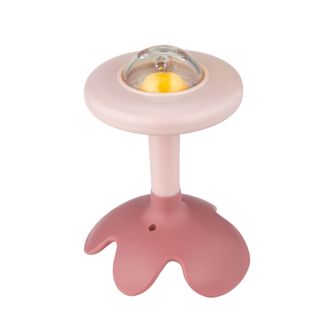Canpol Babies, sensoryczna grzechotka z gryzakiem, różowa, 56/610, 1 sztuka  - zdjęcie produktu