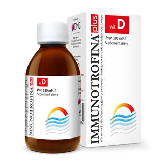 Immunotrofina Plus witamina D, 180 ml - zdjęcie produktu