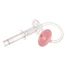 Canpol Babies, niekapiąca rurka silikonowa z odważnikiem, różowa, 56/609, 1 sztuka - miniaturka 3 zdjęcia produktu
