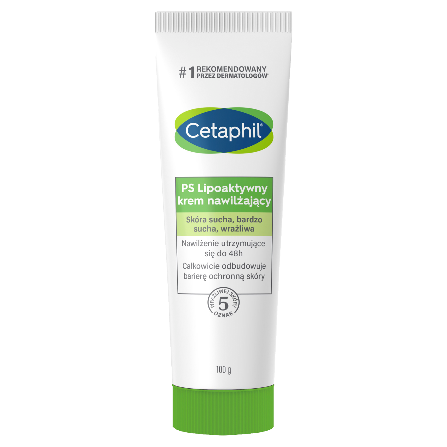 Cetaphil Cetaphil PS, lipoaktywny krem nawilżający, skóra sucha, bardzo sucha, wrażliwa, 100 g