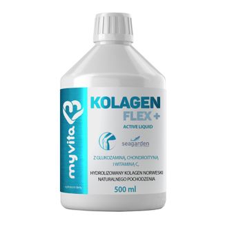 MyVita Kolagen Flex+ Active Liquid, 500 ml USZKODZONE OPAKOWANIE - zdjęcie produktu
