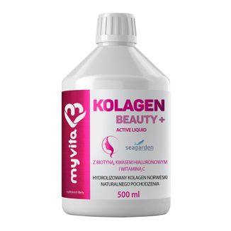 MyVita Kolagen Beauty+ Active Liquid, 500 ml - zdjęcie produktu