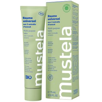 Mustela Bio, multifunkcyjny balsam z 3 ekstraktami z awokado, 75 ml USZKODZONE OPAKOWANIE - zdjęcie produktu