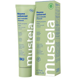 Mustela Bio, multifunkcyjny balsam z 3 ekstraktami z awokado, 75 ml - zdjęcie produktu