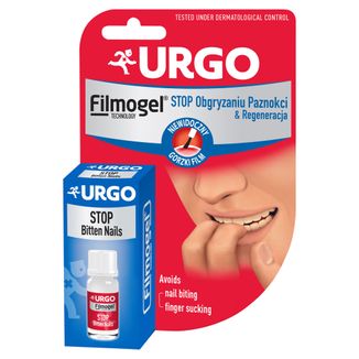 Urgo Filmogel Stop obgryzaniu paznokci & Regeneracja, plaster w płynie, 9 ml USZKODZONE OPAKOWANIE Urgo Filmogel Stop obgryzaniu paznokci & Regeneracja, plaster w płynie, 9 ml USZKODZONE OPAKOWANIE - zdjęcie produktu