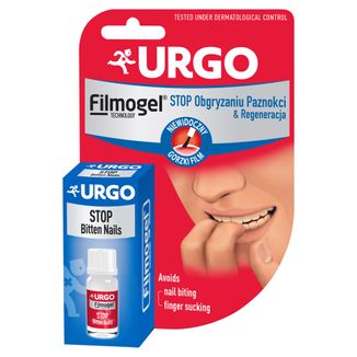 Urgo Filmogel Stop obgryzaniu paznokci & Regeneracja, plaster w płynie, 9 ml - zdjęcie produktu