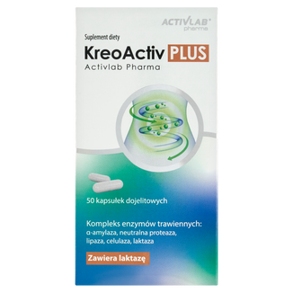 Activlab Pharma KreoActiv Plus, 50 kapsułek dojelitowych - zdjęcie produktu