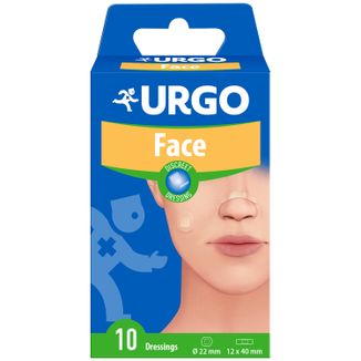 Urgo Face, małe opatrunki na twarz, 10 sztuk - zdjęcie produktu