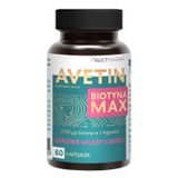 Avetin Biotyna Max, biotyna 2500 µg, 60 kapsułek - miniaturka zdjęcia produktu