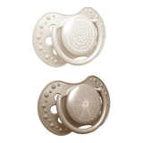 Lovi, smoczek uspokajający, 6-18 miesięcy, silikonowy, dynamiczny, Harmony Girl, 2 sztuki USZKODZONE OPAKOWANIE - miniaturka zdjęcia produktu