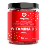 MyVita Witamina D3 2000 j.m., żelki, 60 sztuk KRÓTKA DATA - miniaturka zdjęcia produktu