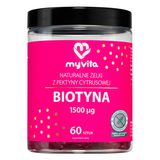 MyVita Biotyna, żelki, 60 sztuk - miniaturka zdjęcia produktu