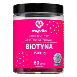 MyVita Biotyna, żelki, 60 sztuk - zdjęcie produktu
