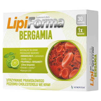 LipiForma Bergamia, 30 kapsułek - zdjęcie produktu