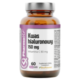 PharmoVit Kwas hialuronowy 150 mg, 60 kapsułek vege - miniaturka zdjęcia produktu