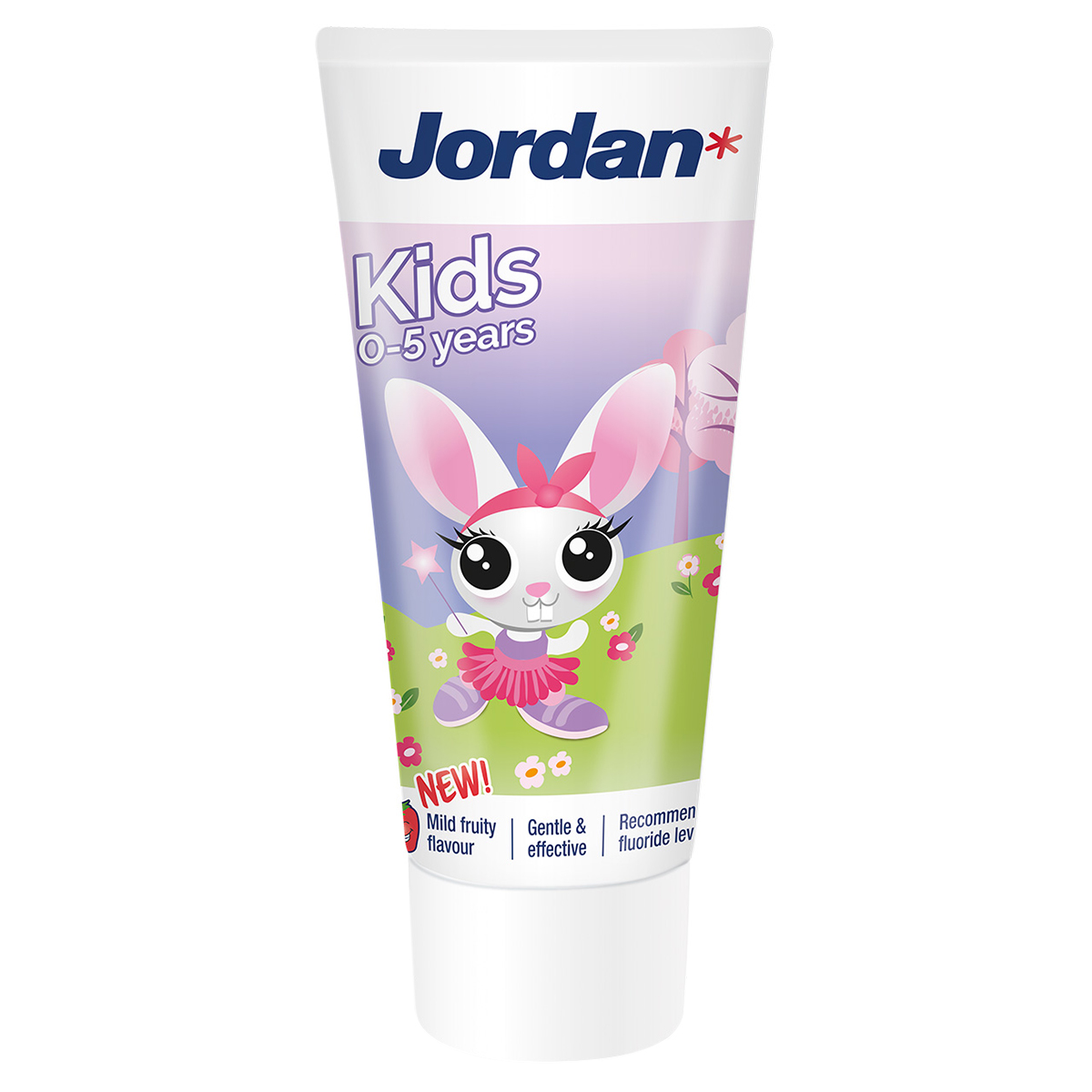 Jordan Jordan Kids, pasta do zębów dla dzieci, z fluorem, owocowa, 0-5 lat, 50 ml — Składniki i ocena