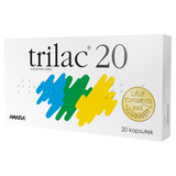 Trilac 20, 20 kapsułek USZKODZONE OPAKOWANIE Trilac 20, 20 kapsułek USZKODZONE OPAKOWANIE - miniaturka zdjęcia produktu