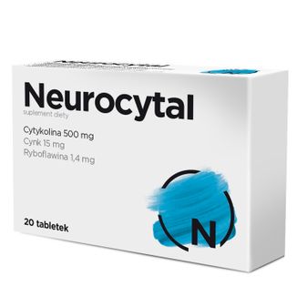 Neurocytal, 20 tabletek - zdjęcie produktu