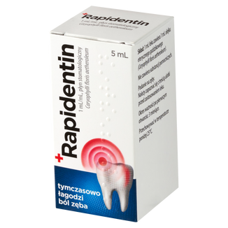 Rapidentin 1 ml/ml, płyn stomatologiczny, 5 ml - zdjęcie produktu