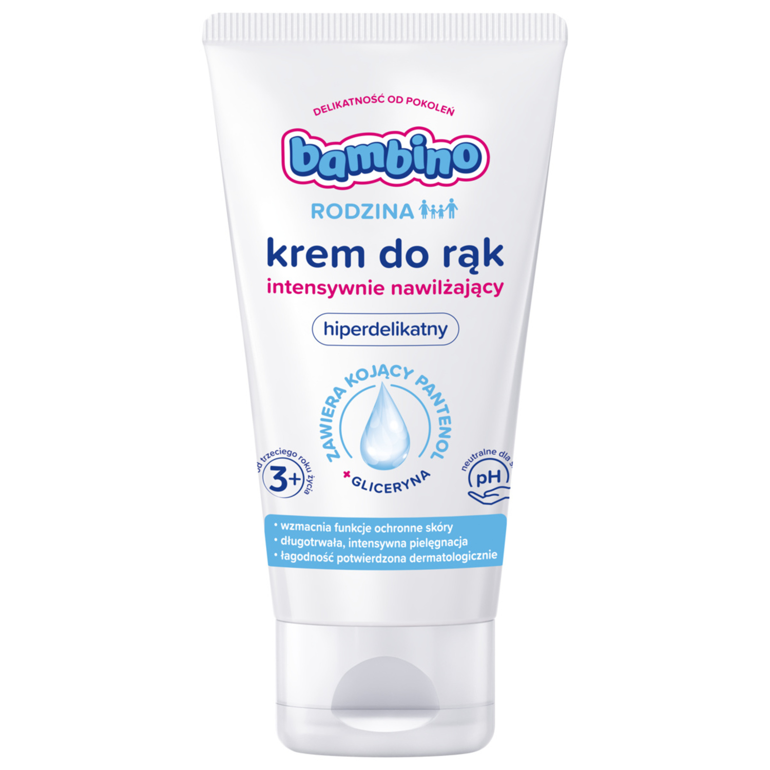 Bambino Bambino Rodzina, intensiv feuchtigkeitsspendend Handcreme, ab 3 lat, 75 ml — Inhaltsstoffe und Bewertung